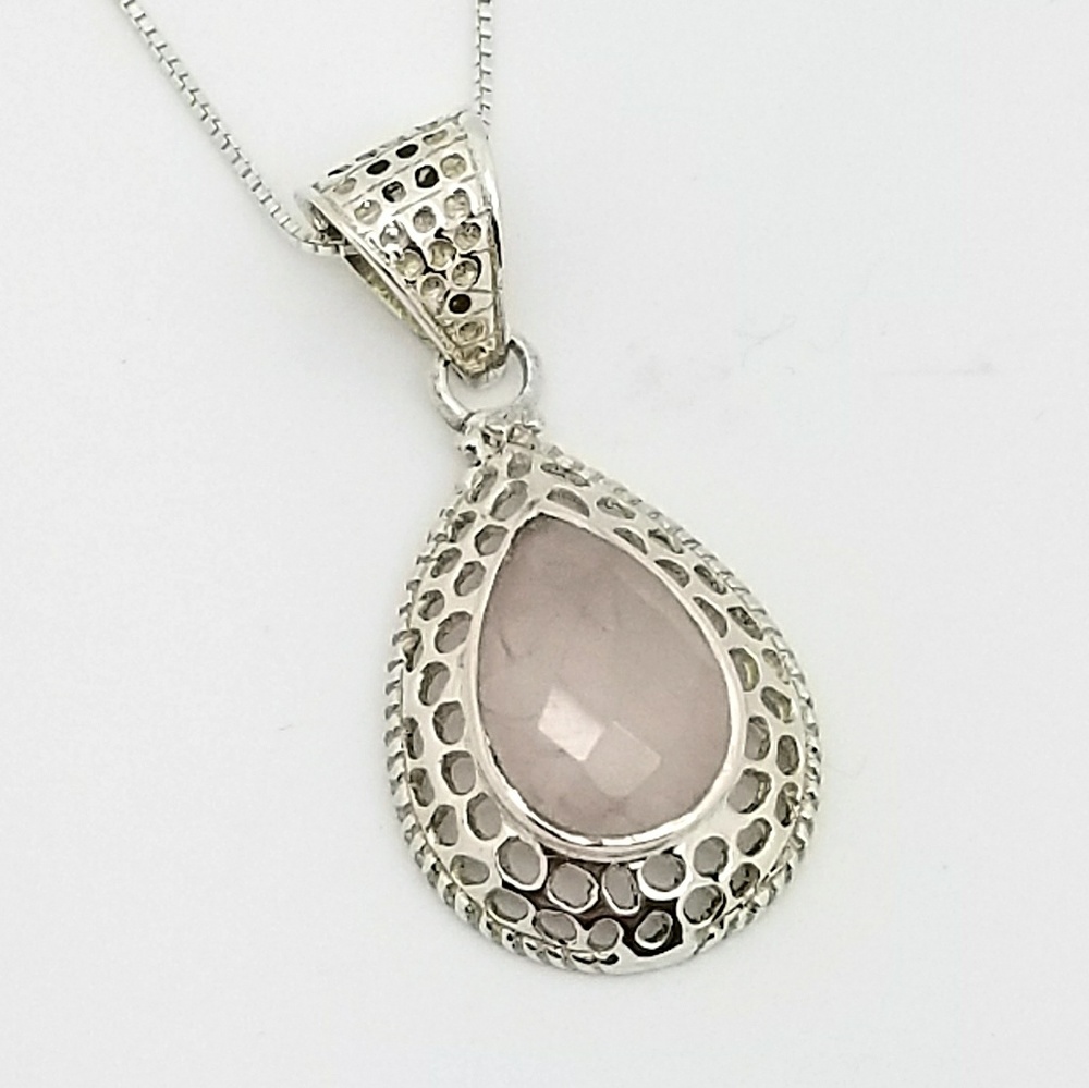Rose Quartz Open Concept Pendant